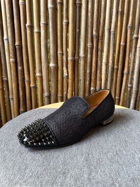CHRISTIAN LOUBOUTIN men’s spiked loafers